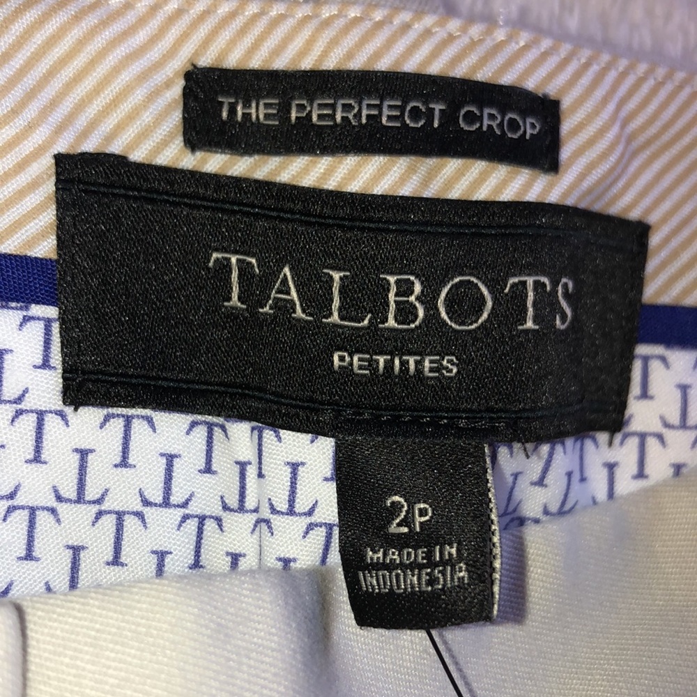 Talbots Cropped Pants/Capris. NWT sz 2 Petite. - Picture 3 of 11